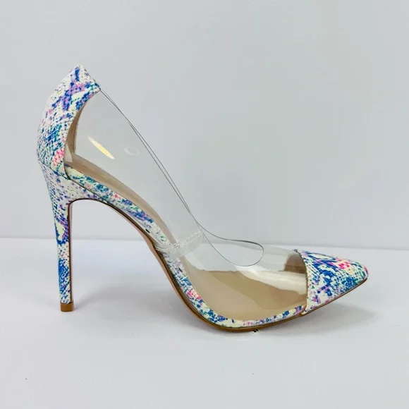 Mix No.6 Aracely Multicolor Snakeprint Pump Women - Picture 9 of 11